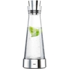 EMSA FLOW Slim Karaffe inkl. Kühlelement 514233,  Fassungsvermögen: 1 Liter,  Edelstahl / Glas
