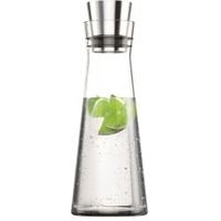 EMSA Kühlkaraffe Flow Slim 515675,  Fassungsvermögen: 1000 ml,  Glas / Edelstahl