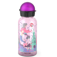 EMSA Kids Tritan Trinkflasche,  0, 4 Liter N30516,  1 Trinkflasche,  Motiv: Meerjungfrau