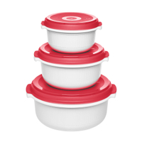 EMSA Micro Family Mikrowellendose,  3-teilig 518999,  1 Set = 3 Mikrowellendosen