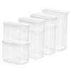 EMSA Optima Frischhaltedosen Set,  7-teilig N1142900,  1 Set = 7 Frischhaltedosen