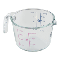 EMSA Prep & Bake Messbecher,  Glas K32361,  Fassungsvermögen: 1 Liter