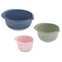 EMSA Prep & Bake Rührschüssel-Set K324S334,  Fassungsvermögen: 1, 4 Liter,  2, 8 Liter,  4, 7 Liter