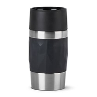 EMSA TRAVEL MUG COMPACT Isolierbecher N2160100 ,  Farbe: schwarz