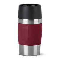EMSA TRAVEL MUG COMPACT Isolierbecher N2160900,  1 Thermoskanne,  Farbe: Weinrot