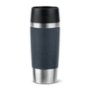 EMSA Travel Mug Essential Isolierbecher,  0, 36 Liter N20215,  Farbe: dunkelgrau