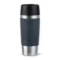 EMSA Travel Mug Essential Isolierbecher,  0, 36 Liter N20215,  Farbe: dunkelgrau