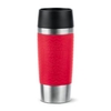 EMSA Travel Mug Essential Isolierbecher,  0, 36 Liter N2021700,  Farbe: rot