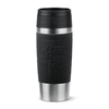 EMSA Travel Mug Thermobecher,  0, 36 Liter N2020200,  1 Thermosbecher,  Farbe: Schwarz