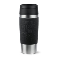 EMSA Travel Mug Thermobecher,  0, 36 Liter N2020200,  1 Thermosbecher,  Farbe: Schwarz