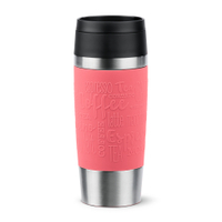 EMSA Travel Mug Thermobecher,  0, 36 Liter N2020900,  1 Thermosbecher,  Farbe: Koralle