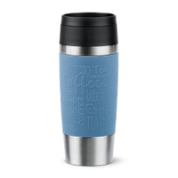 EMSA Travel Mug Thermobecher,  0, 36 Liter N2021100,  1 Thermosbecher,  Farbe: Blau