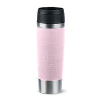 EMSA Travel Mug Thermosbecher,  0, 5 Liter N20224,  1 Thermosbecher,  Farbe: Pastellrosa