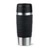 EMSA Travel Mug Wave Thermosbecher,  0, 36 Liter N2021200,  1 Thermosbecher,  Farbe: Schwarz