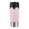 EMSA Travel Mug Wave Thermosbecher,  0, 36 Liter N2021400,  1 Thermosbecher,  Farbe: Rosa