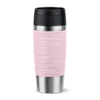 EMSA Travel Mug Wave Thermosbecher,  0, 36 Liter N2021400,  1 Thermosbecher,  Farbe: Rosa