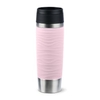 EMSA Travel Mug Wave Thermosbecher,  0, 5 Liter N20227,  1 Thermosbecher,  Farbe: Pastellrose