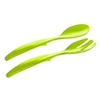 EMSA Vienna Salatbesteck Set,  2-teilig 507178,  1 Set = 1 Gabel,  1 Löffel,  Farbe: Grün