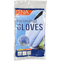 ENA Multipurpose Haushaltshandschuhe,  blau 1 Packung = 12 Paar,  M