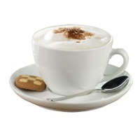 Esmeyer Cappuccinotassen 6er Set 433-213,  Henkelform rund,  Höhe: 7, 1 cm