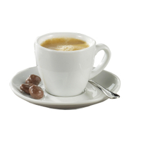 Esmeyer Espressotassen 6er Set 433-214,  Henkelform rund,  Höhe: 5, 8 cm