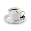 Esmeyer Kaffeetassen 6er Set 433-255,  Henkelform rund,  Höhe: 6, 5 cm