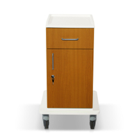 ETERNASOLID MULTICART Arbeitswagen T14 mit Schublade und Drehtür 92469-KI,  Farbe: kirsche