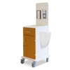 ETERNASOLID MULTICART Arbeitswagen T15 mit Mülleimer 92478-KI,  Farbe: kirsche