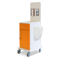 ETERNASOLID MULTICART Arbeitswagen T15 mit Mülleimer 92478-OR,  Farbe: orange