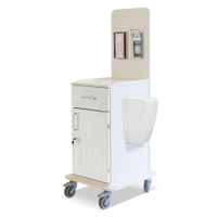 ETERNASOLID MULTICART Arbeitswagen T15 mit Mülleimer 92478-WS,  Farbe: weiß