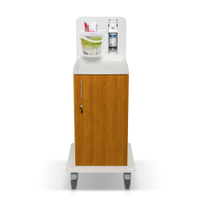 ETERNASOLID MULTICART Desinfektionswagen T11 mit Spenderhalterung 92464-KI,  Farbe: kirsche