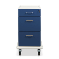 ETERNASOLID MULTICART Dokumentenwagen T17 mit 2 Doku-Auszügen 92476-BL,  Farbe: blau