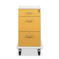 ETERNASOLID MULTICART Dokumentenwagen T17 mit 2 Doku-Auszügen 92476-GE,  Farbe: gelb