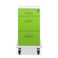 ETERNASOLID MULTICART Dokumentenwagen T17 mit 2 Doku-Auszügen 92476-GR,  Farbe: grün
