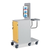 ETERNASOLID MULTICART Hygienewagen T12 mit festem Abfallsammler 92218-GE,  Farbe: gelb