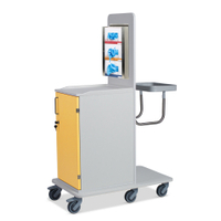 ETERNASOLID MULTICART Hygienewagen T12 mit festem Abfallsammler 92218-GE,  Farbe: gelb