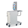 ETERNASOLID MULTICART Hygienewagen T12 mit festem Abfallsammler 92218-WS,  Farbe: weiß
