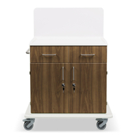 ETERNASOLID MULTICART Multifunktionswagen T21 mit Rückwand 92635-WA,  Farbe: walnuss