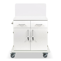 ETERNASOLID MULTICART Multifunktionswagen T21 mit Rückwand 92635-WS,  Farbe: weiß