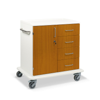 ETERNASOLID MULTICART Multifunktionswagen T22 mit einer Drehtür 92633-KI,  Farbe: kirsche
