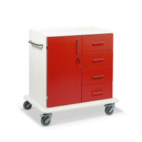 ETERNASOLID MULTICART Multifunktionswagen T22 mit einer Drehtür 92633-RO,  Farbe: rot