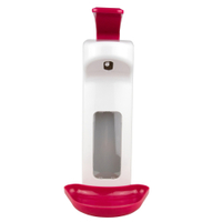 Euraneg Desinfektionsspender,  manuell,  1 Liter 8720254509860,  Farbe: weiß/ pink