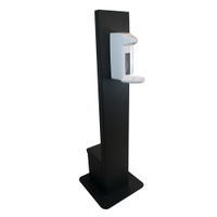 Euraneg Desinfektionssäule,  Edelstahl SD110 SD110-b,  1 Stück - Farbe: schwarz
