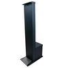 Euraneg Desinfektionssäule mit Fußbedienung,  Edelstahl SD115 SD115-b,  1 Stück - Farbe: schwarz