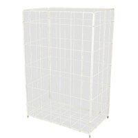 Faltbarer Papierkorb,  50 Liter D70050F,  Farbe: weiß