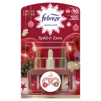 Febreze 3Volution Duftstecker Nachfüllflakon,  Apfel-Zimt 8001841394442,  1 Nachfüllflakon