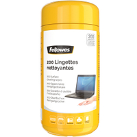 Fellowes Reinigungstücher für Oberflächen,  Fettlöser 8562701,  1 Packung = 200 Stück