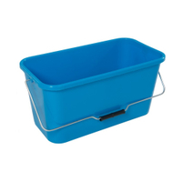 Fensterputzeimer,  rechteckig,  12 Liter 10124724,  blau