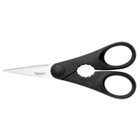 Fiskars Essential Küchenschere mit integriertem Flaschenöffner 1023820,  1 Schere,  Länge: 20 cm