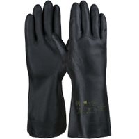 Fitzner Neopren/Latex Chemikalienschutzhandschuh 60381-7,  1 Packung = 12 Paar,  Größe: 7